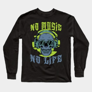 No Music No Life - Art Of Music Long Sleeve T-Shirt